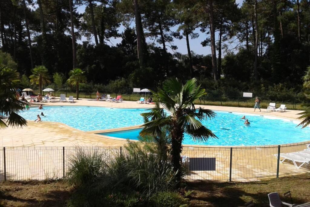 T2 Antigua Ondres Plage Avec Piscine Et Tennis Buitenkant foto