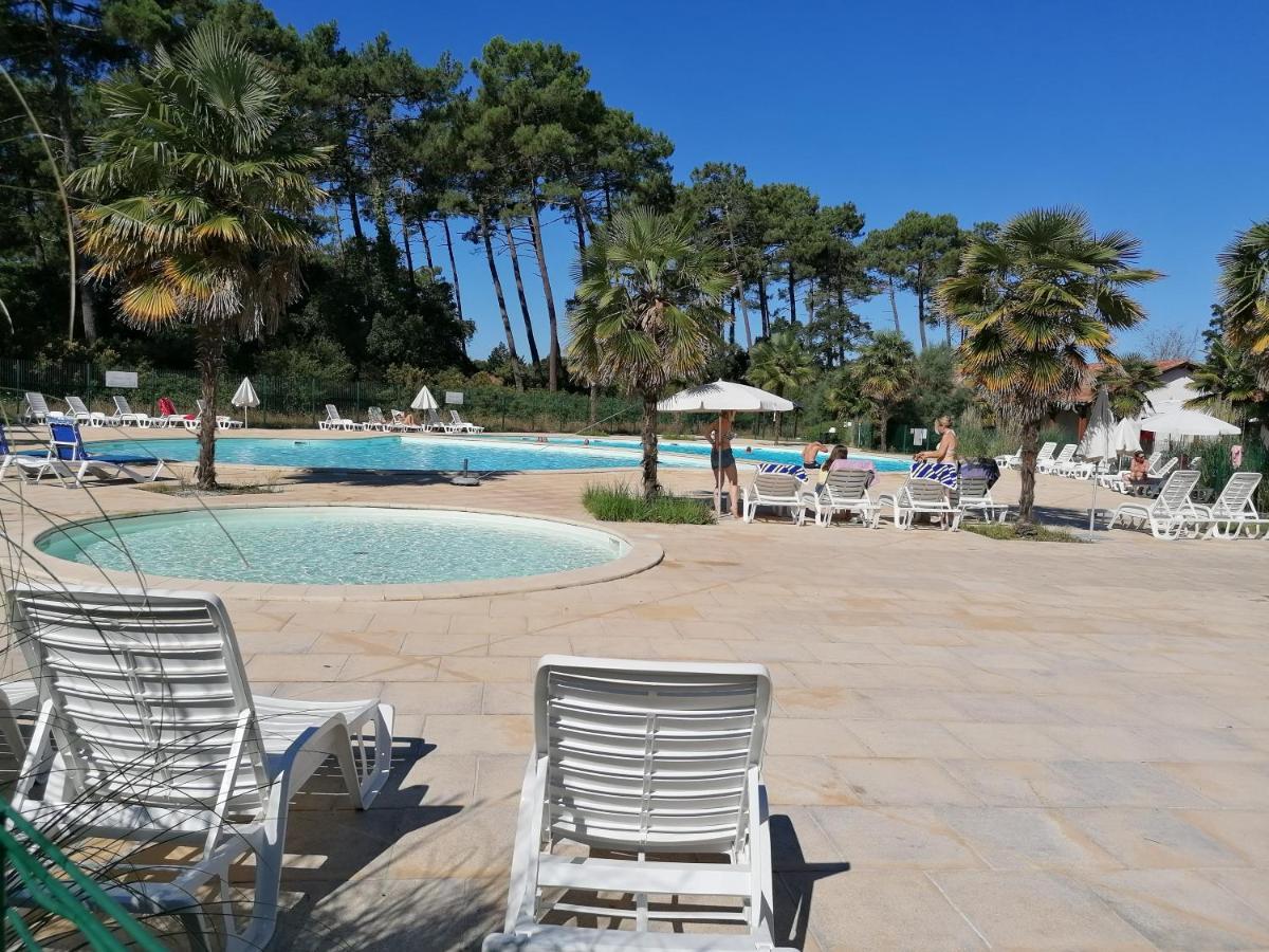 T2 Antigua Ondres Plage Avec Piscine Et Tennis Buitenkant foto